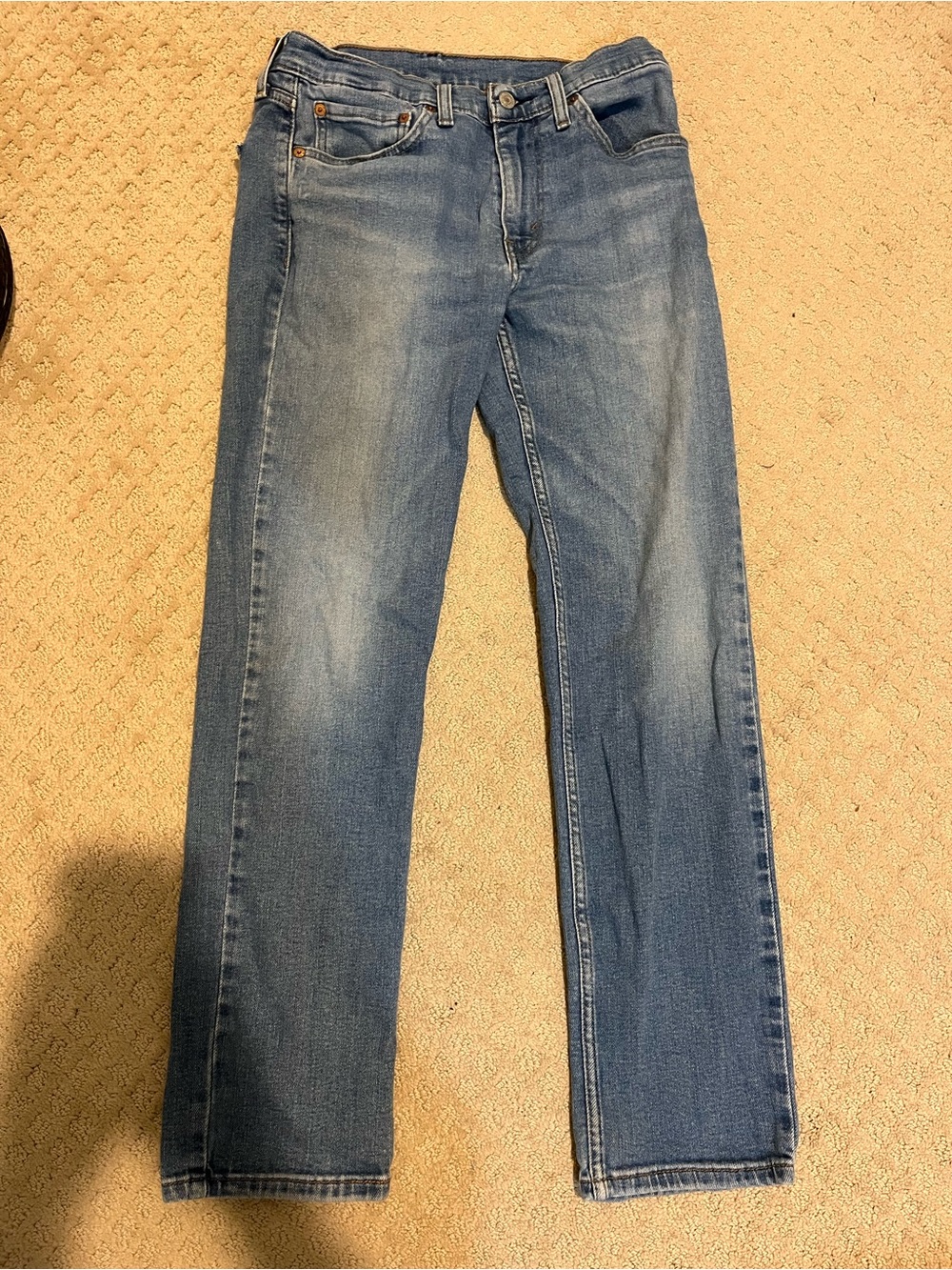 Levi's Men's Light Blue Straight Jeans